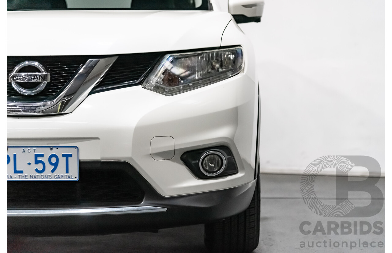 10/2015 Nissan X-Trail ST-L (4x4) T32 4d Wagon White 2.5L