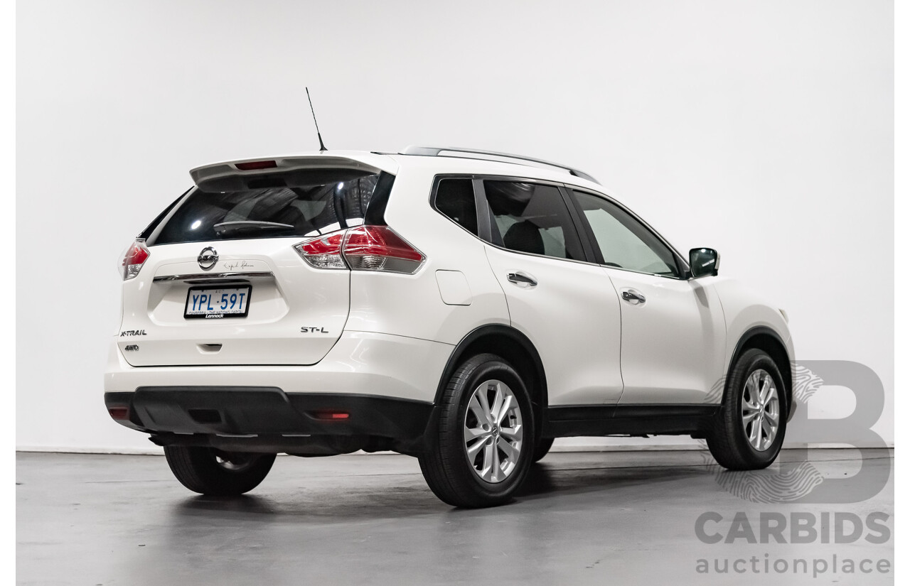 10/2015 Nissan X-Trail ST-L (4x4) T32 4d Wagon White 2.5L