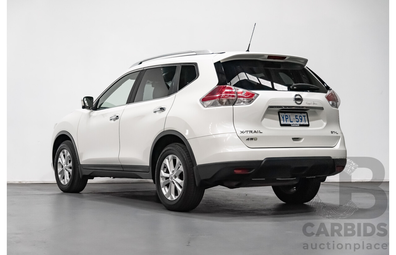 10/2015 Nissan X-Trail ST-L (4x4) T32 4d Wagon White 2.5L