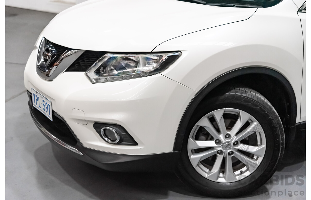 10/2015 Nissan X-Trail ST-L (4x4) T32 4d Wagon White 2.5L