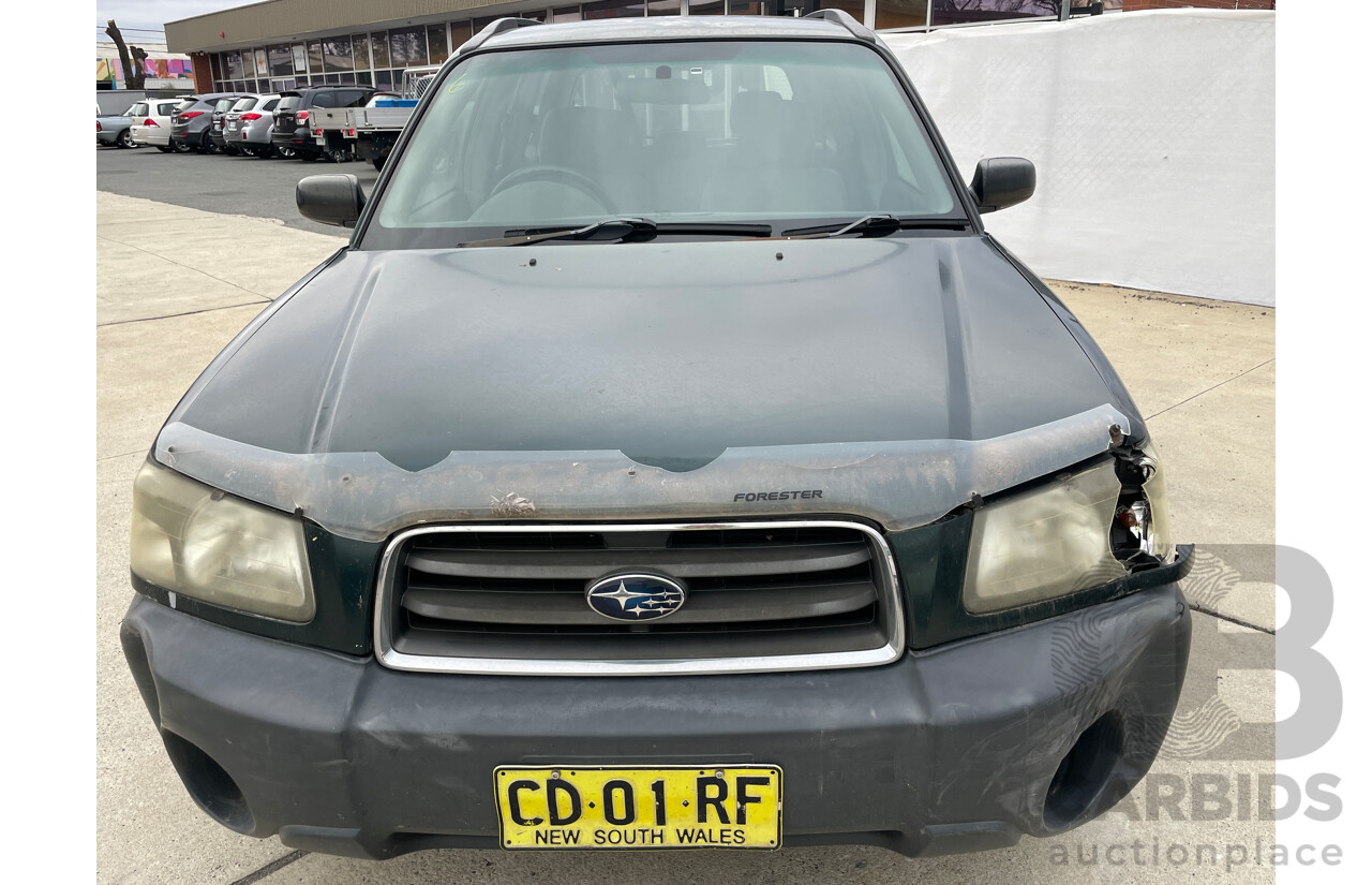 7/2003 Subaru Forester X MY03 4d Wagon Green 2.5L