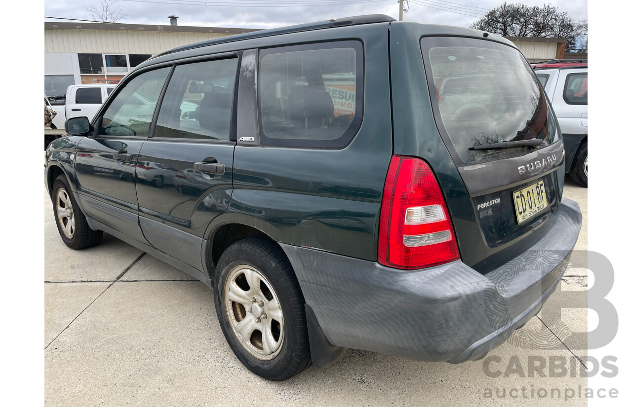 7/2003 Subaru Forester X MY03 4d Wagon Green 2.5L