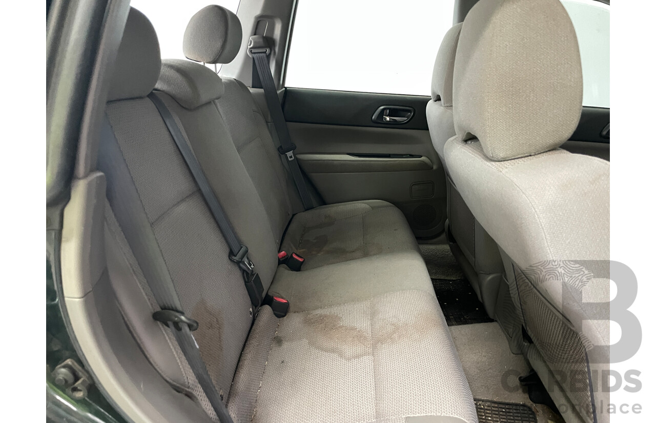 7/2003 Subaru Forester X MY03 4d Wagon Green 2.5L