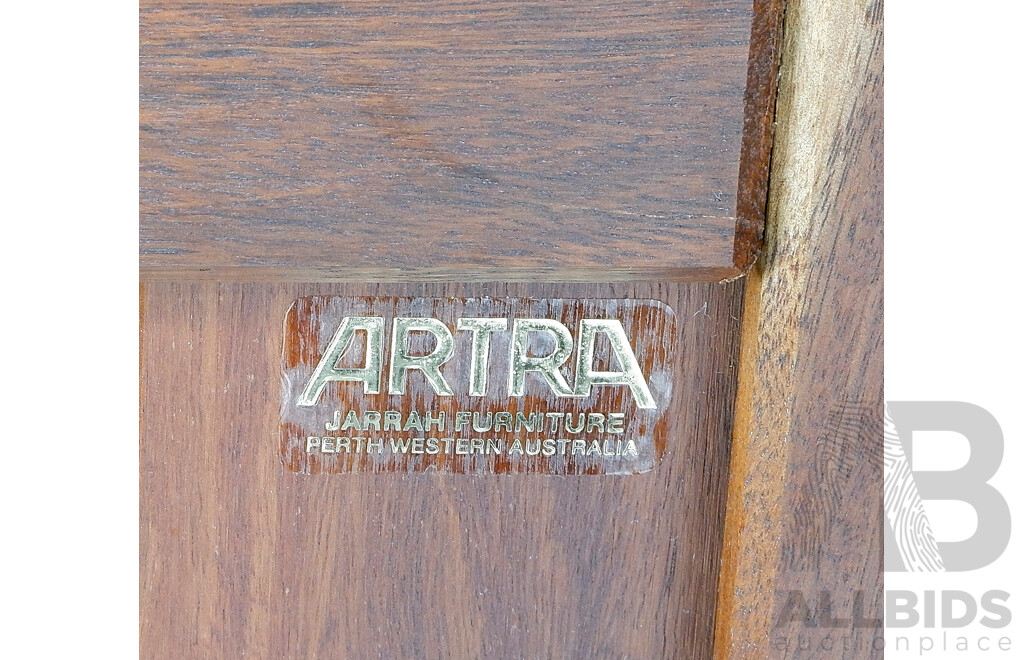 Extensive Jarrah Seven Piece Wall Unit by ARTRA