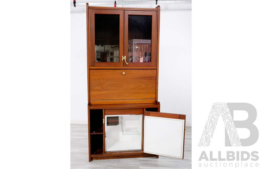 Extensive Jarrah Seven Piece Wall Unit by ARTRA