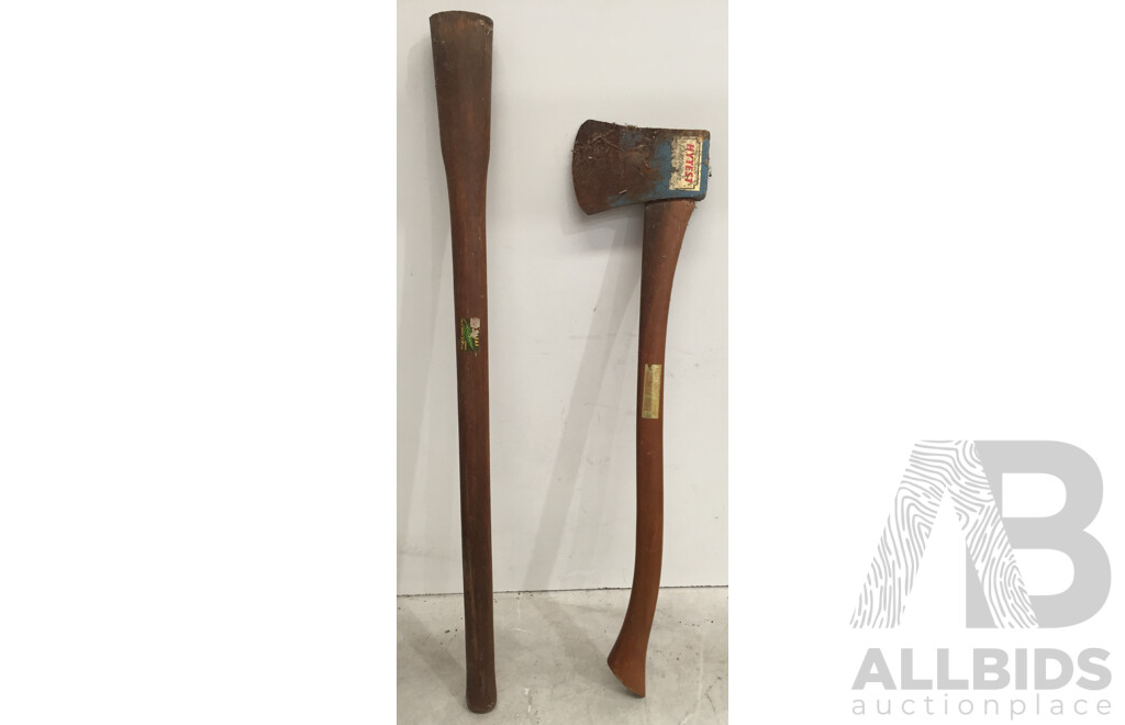 Hytest Axe and Hardwood Pick Handle - Lot of 2