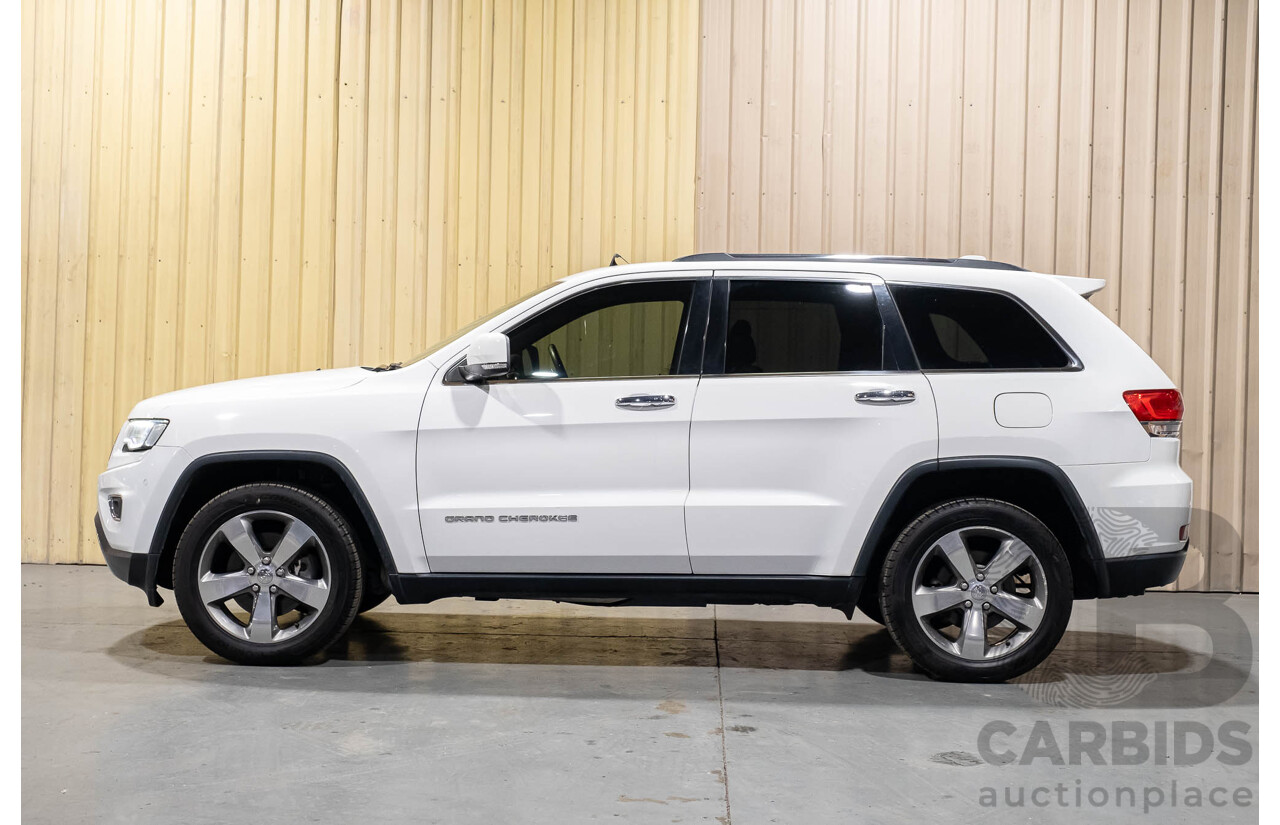12/2013 Jeep Grand Cherokee Limited (4x4) WK MY14 4d Wagon White V6 3.6L