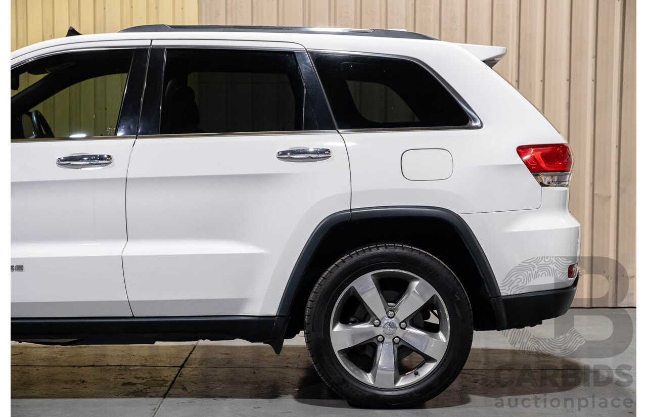 12/2013 Jeep Grand Cherokee Limited (4x4) WK MY14 4d Wagon White V6 3.6L