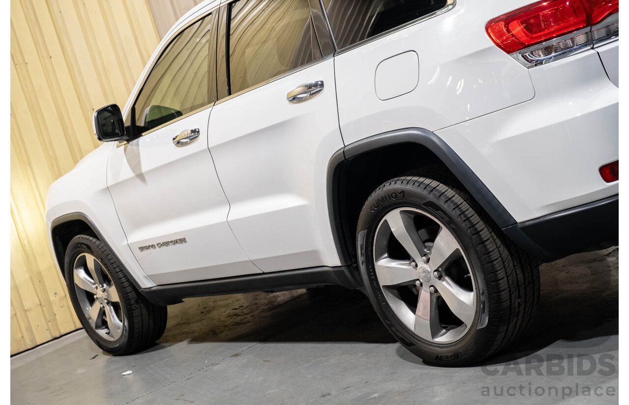 12/2013 Jeep Grand Cherokee Limited (4x4) WK MY14 4d Wagon White V6 3.6L