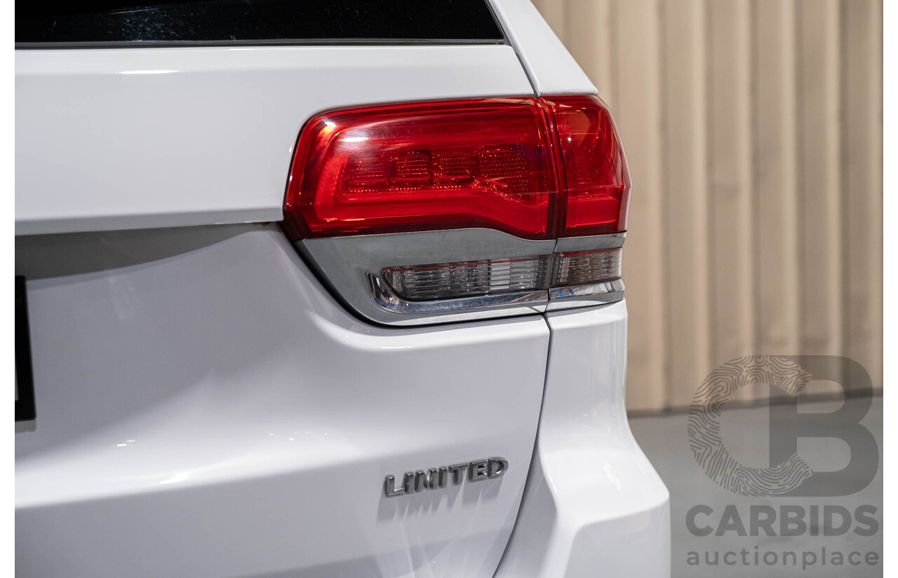 12/2013 Jeep Grand Cherokee Limited (4x4) WK MY14 4d Wagon White V6 3.6L