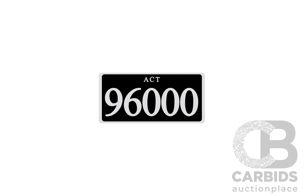 ACT 5-Digit Number Plate - 96000