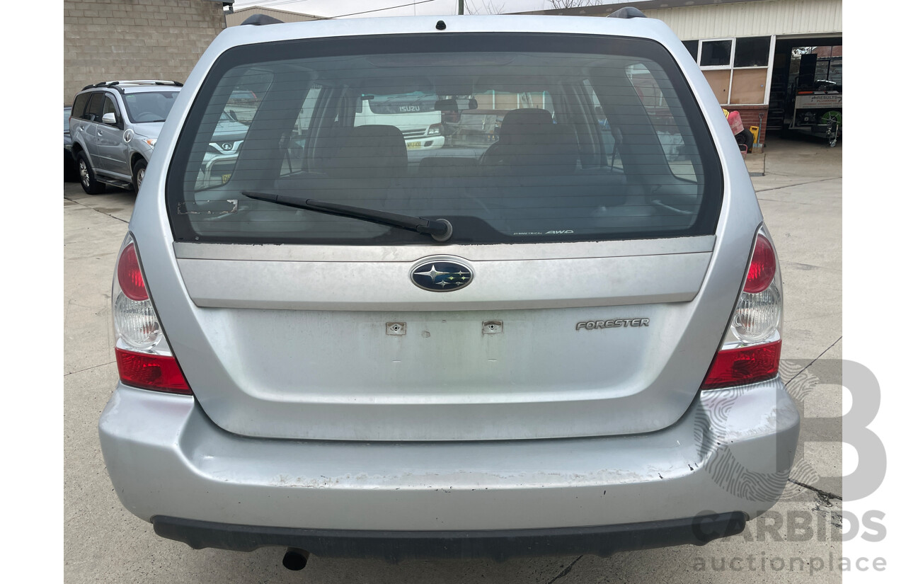 8/2005 Subaru Forester X MY05 4d Wagon Silver 2.5L