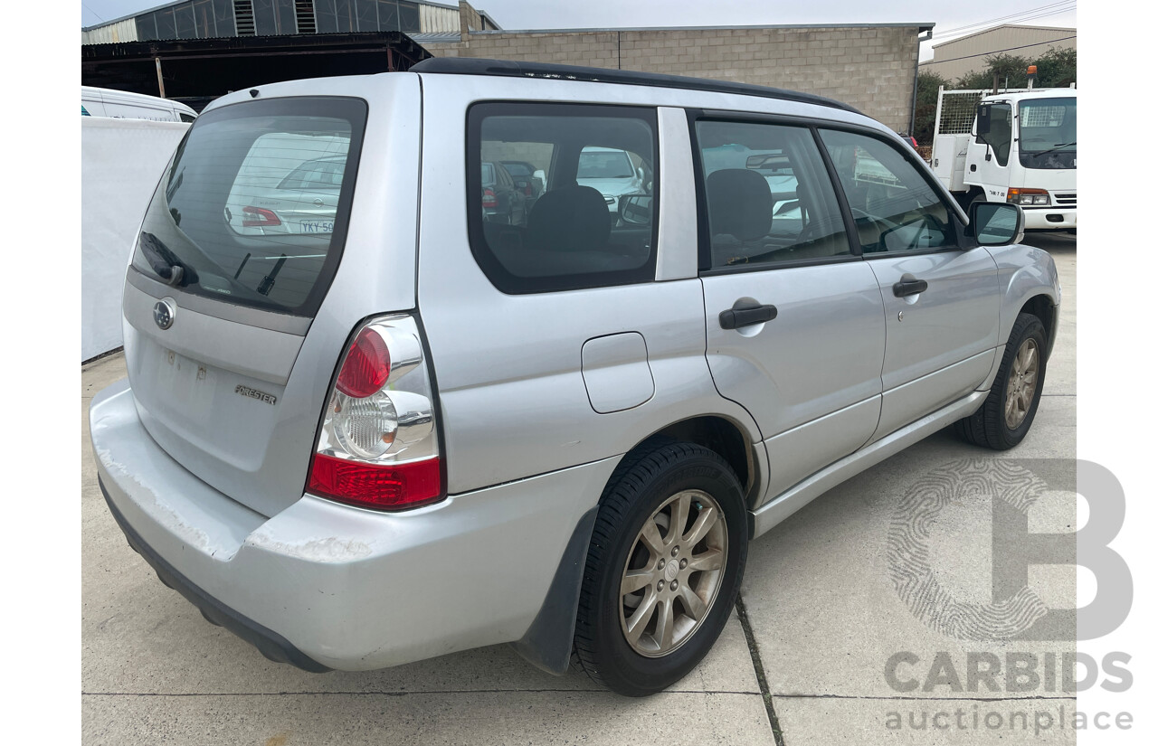 8/2005 Subaru Forester X MY05 4d Wagon Silver 2.5L