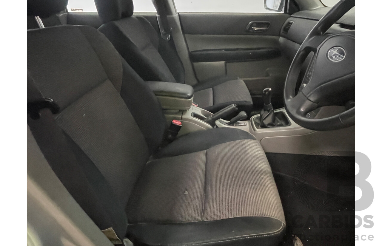 8/2005 Subaru Forester X MY05 4d Wagon Silver 2.5L
