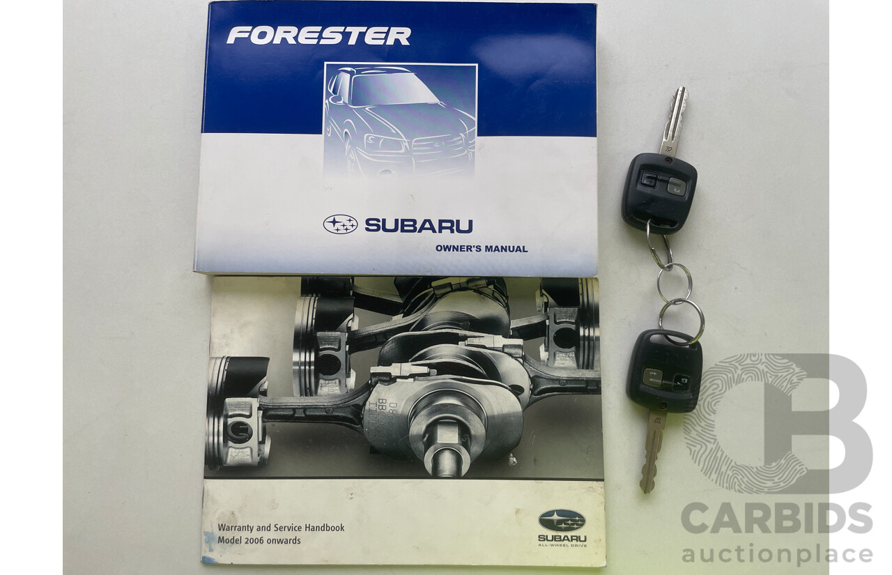 8/2005 Subaru Forester X MY05 4d Wagon Silver 2.5L