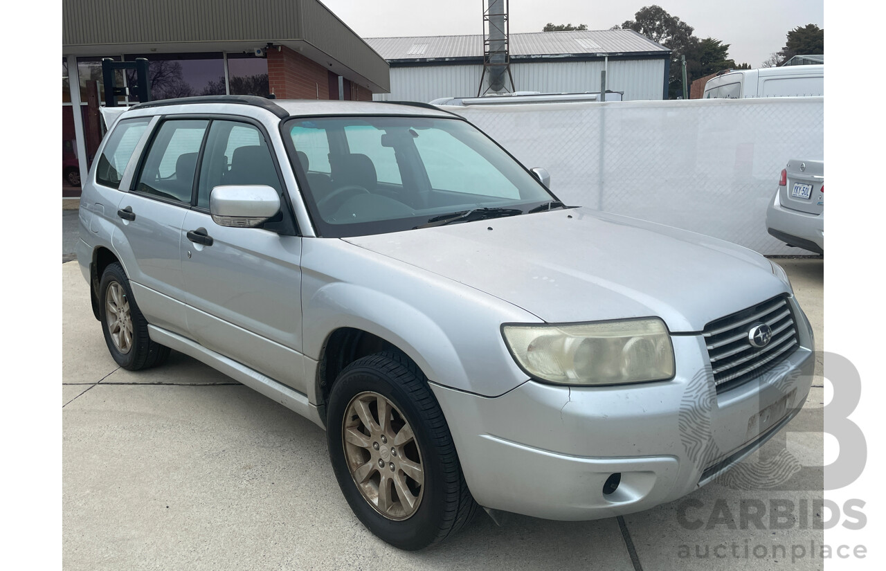 8/2005 Subaru Forester X MY05 4d Wagon Silver 2.5L
