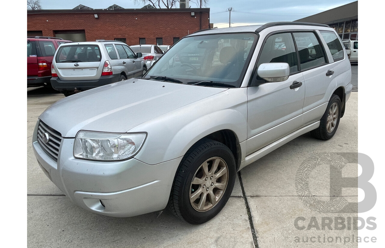 8/2005 Subaru Forester X MY05 4d Wagon Silver 2.5L