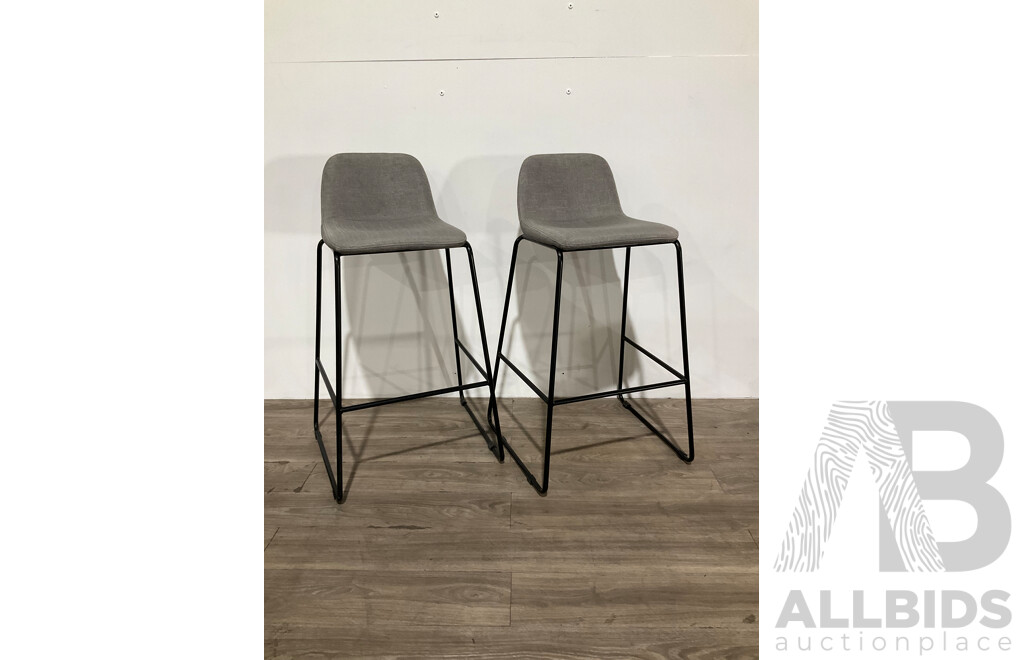 ANKO Upholstered Bar Stool X2 ORP Lot 1473143 ALLBIDS