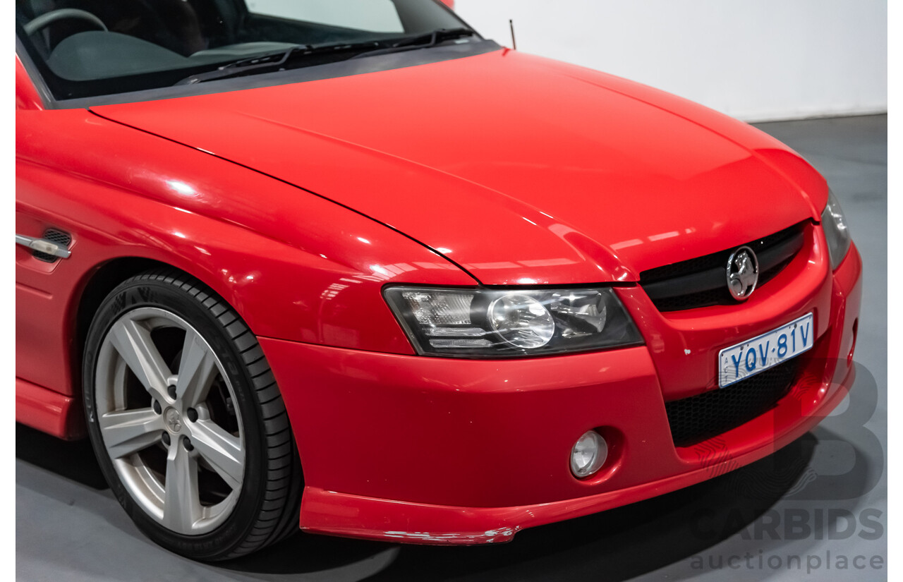 8/2004 Holden Commodore SS VZ 4d Sedan Red LS1 5.7L V8