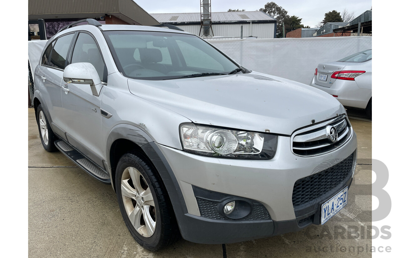 11/2012 Holden Captiva 7 CX (4x4) CG SERIES II 4d Wagon Silver 2.2L