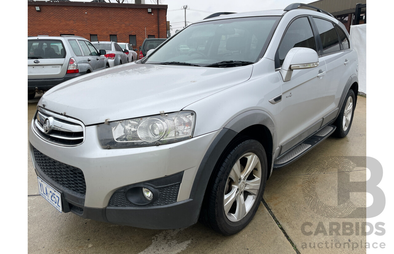 11/2012 Holden Captiva 7 CX (4x4) CG SERIES II 4d Wagon Silver 2.2L