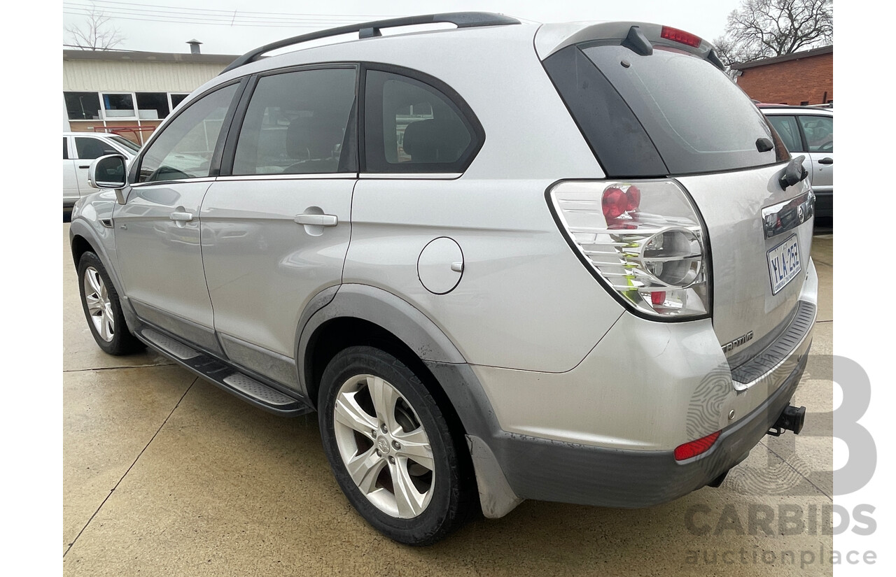 11/2012 Holden Captiva 7 CX (4x4) CG SERIES II 4d Wagon Silver 2.2L