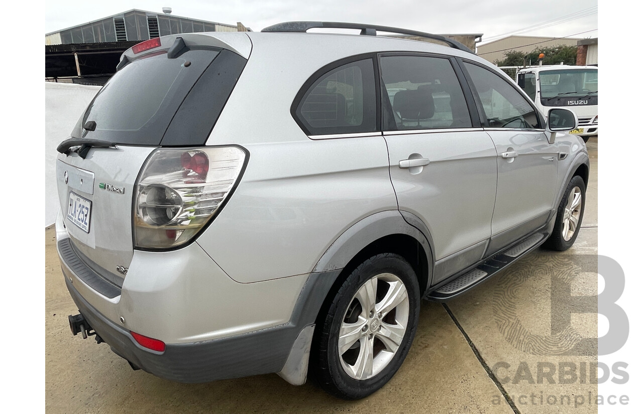 11/2012 Holden Captiva 7 CX (4x4) CG SERIES II 4d Wagon Silver 2.2L