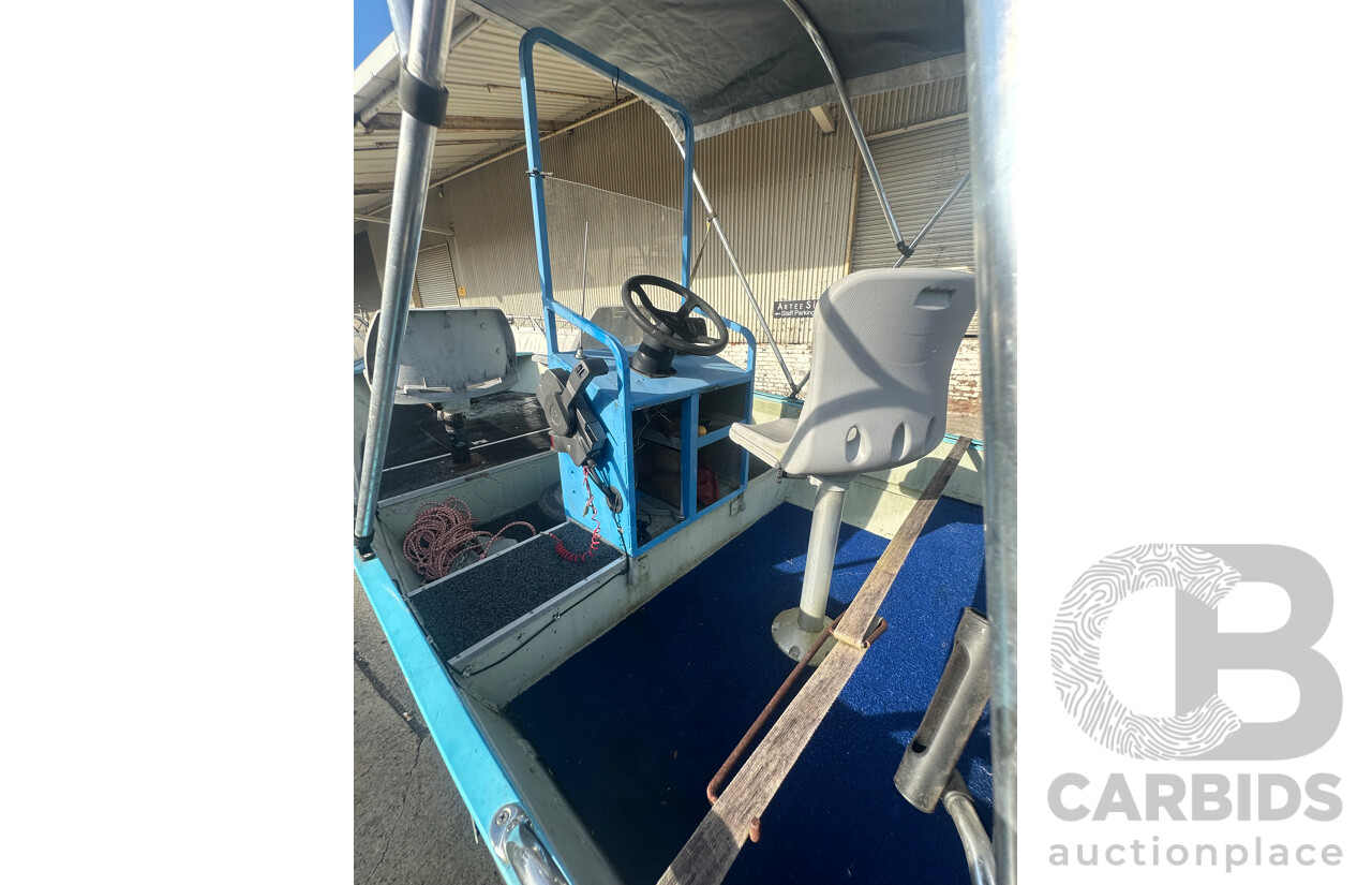 Offshore 15 Foot Centre Console Fishing Boat Mercury 40 Hp Lightning