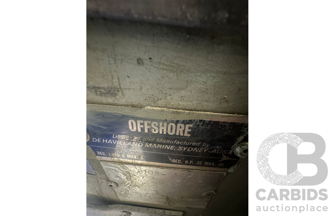 Offshore 15 Foot Centre Console Fishing Boat Mercury 40 Hp Lightning