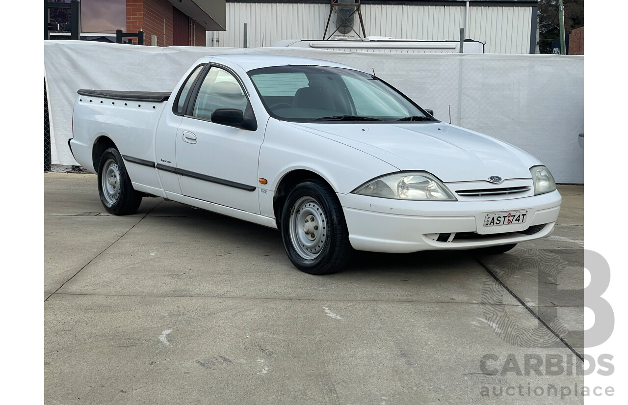 1/2001 Ford Falcon XL (lpg) AUII Utility White 4.0L