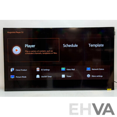 Samsung 55Inch Digital Signage Flat Panel Display