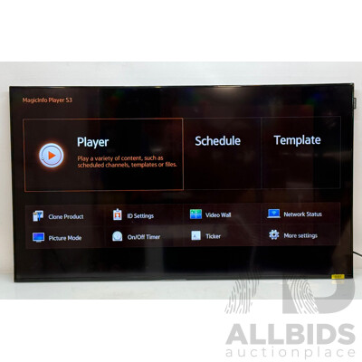 Samsung 55Inch Digital Signage Flat Panel Display