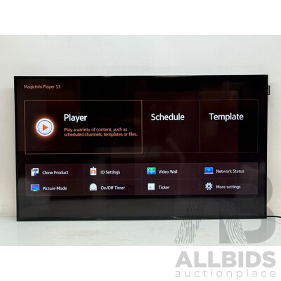 Samsung 48 Inch Digital Signage Flat Panel Display