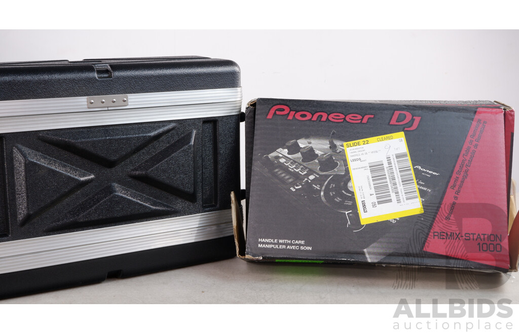 Pioneer RMX 1000 Remix Station with Original Box in Titan AV Road Case