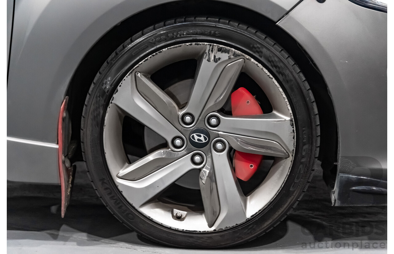 6/2014 Hyundai Veloster SR Turbo FS3 3d Coupe Grey 1.6L Turbo