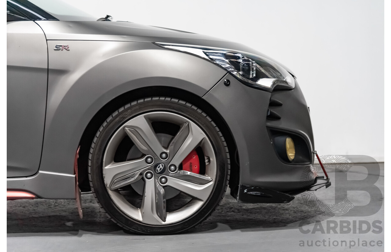6/2014 Hyundai Veloster SR Turbo FS3 3d Coupe Grey 1.6L Turbo