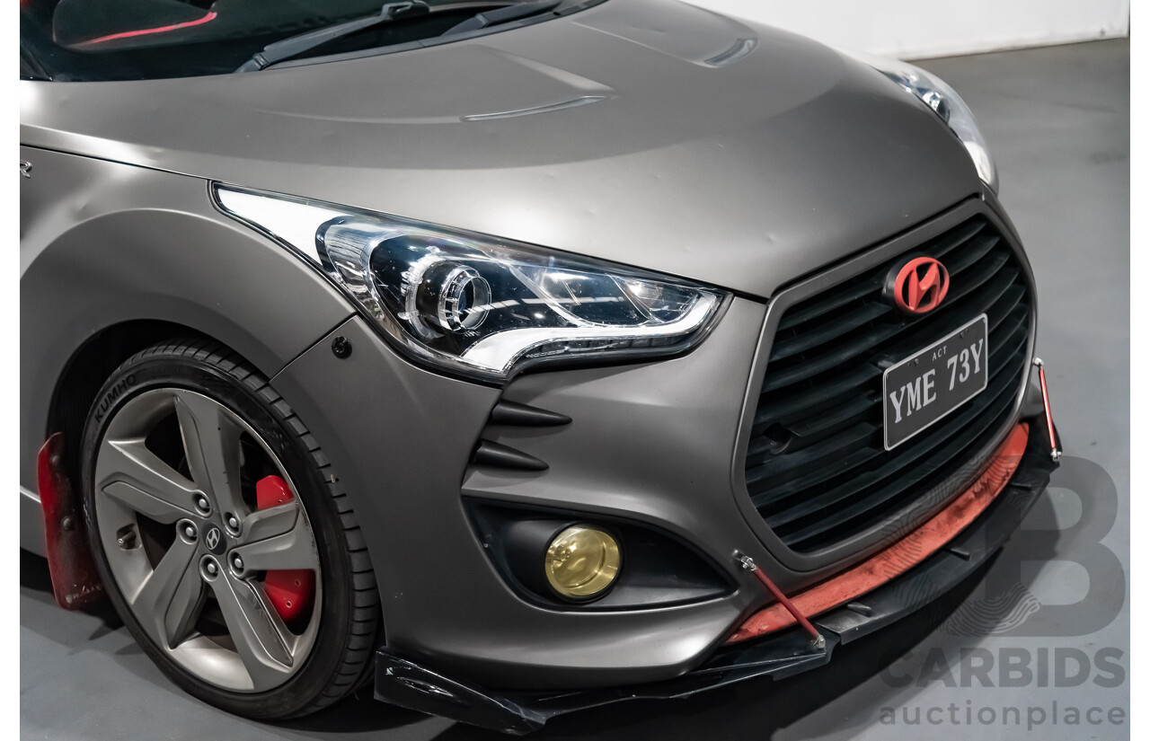 6/2014 Hyundai Veloster SR Turbo FS3 3d Coupe Grey 1.6L Turbo