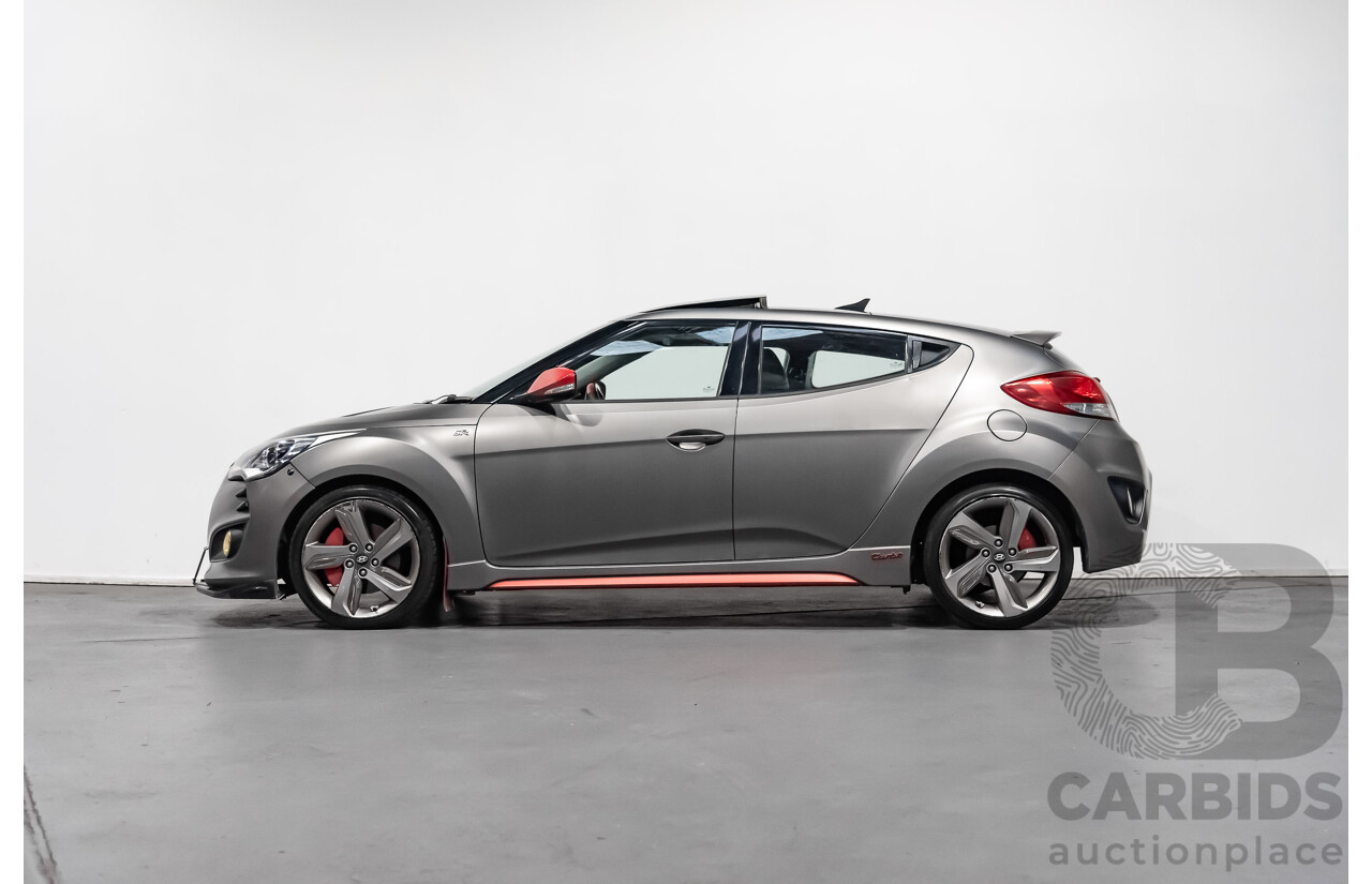 6/2014 Hyundai Veloster SR Turbo FS3 3d Coupe Grey 1.6L Turbo