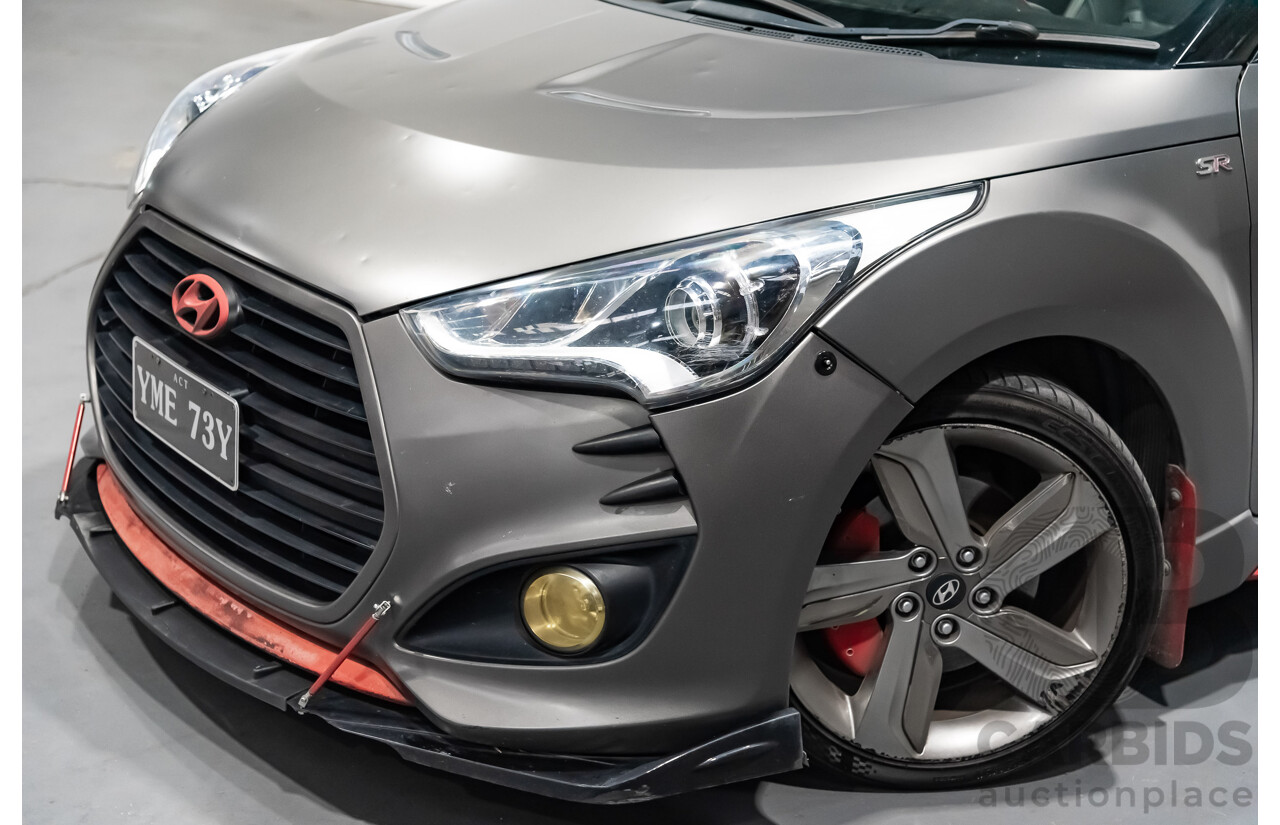 6/2014 Hyundai Veloster SR Turbo FS3 3d Coupe Grey 1.6L Turbo