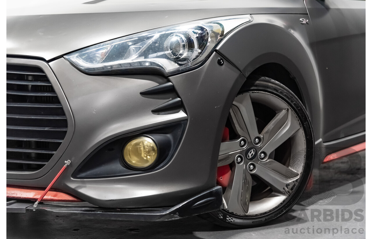 6/2014 Hyundai Veloster SR Turbo FS3 3d Coupe Grey 1.6L Turbo