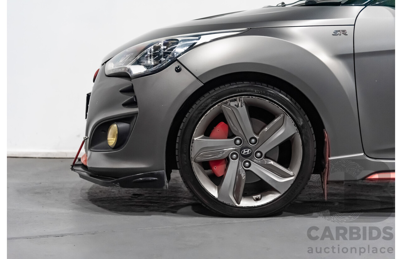 6/2014 Hyundai Veloster SR Turbo FS3 3d Coupe Grey 1.6L Turbo