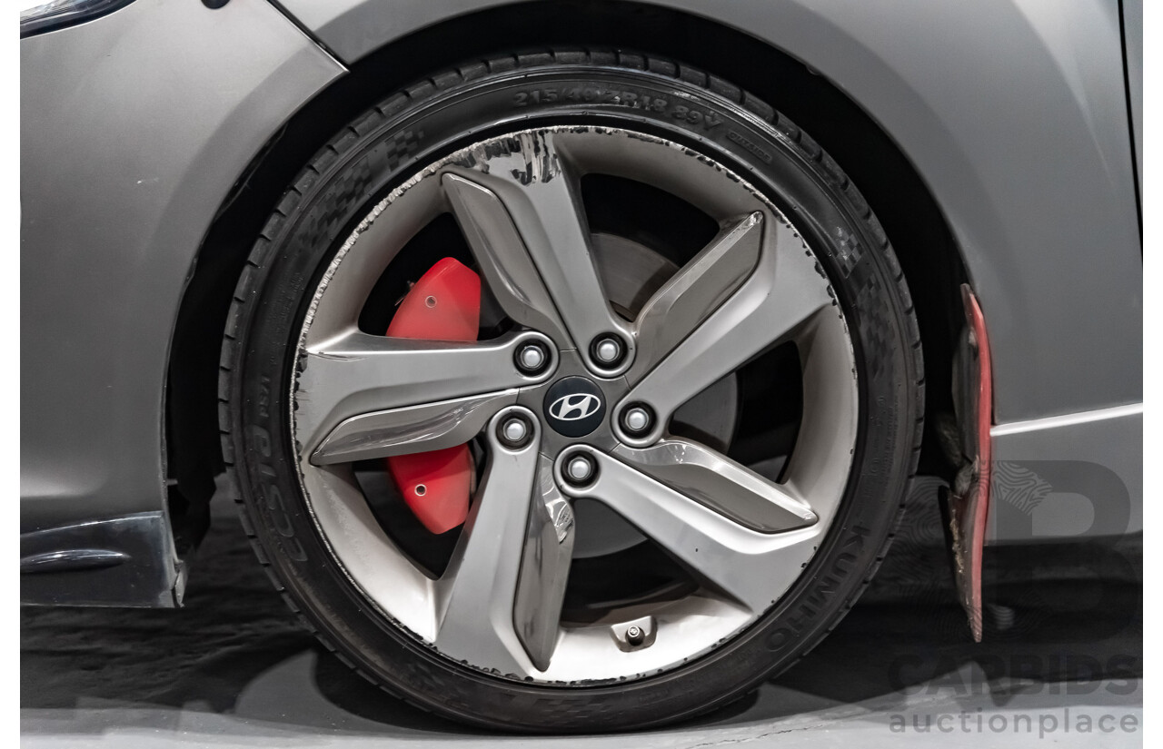 6/2014 Hyundai Veloster SR Turbo FS3 3d Coupe Grey 1.6L Turbo