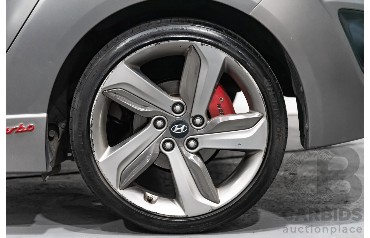 6/2014 Hyundai Veloster SR Turbo FS3 3d Coupe Grey 1.6L Turbo
