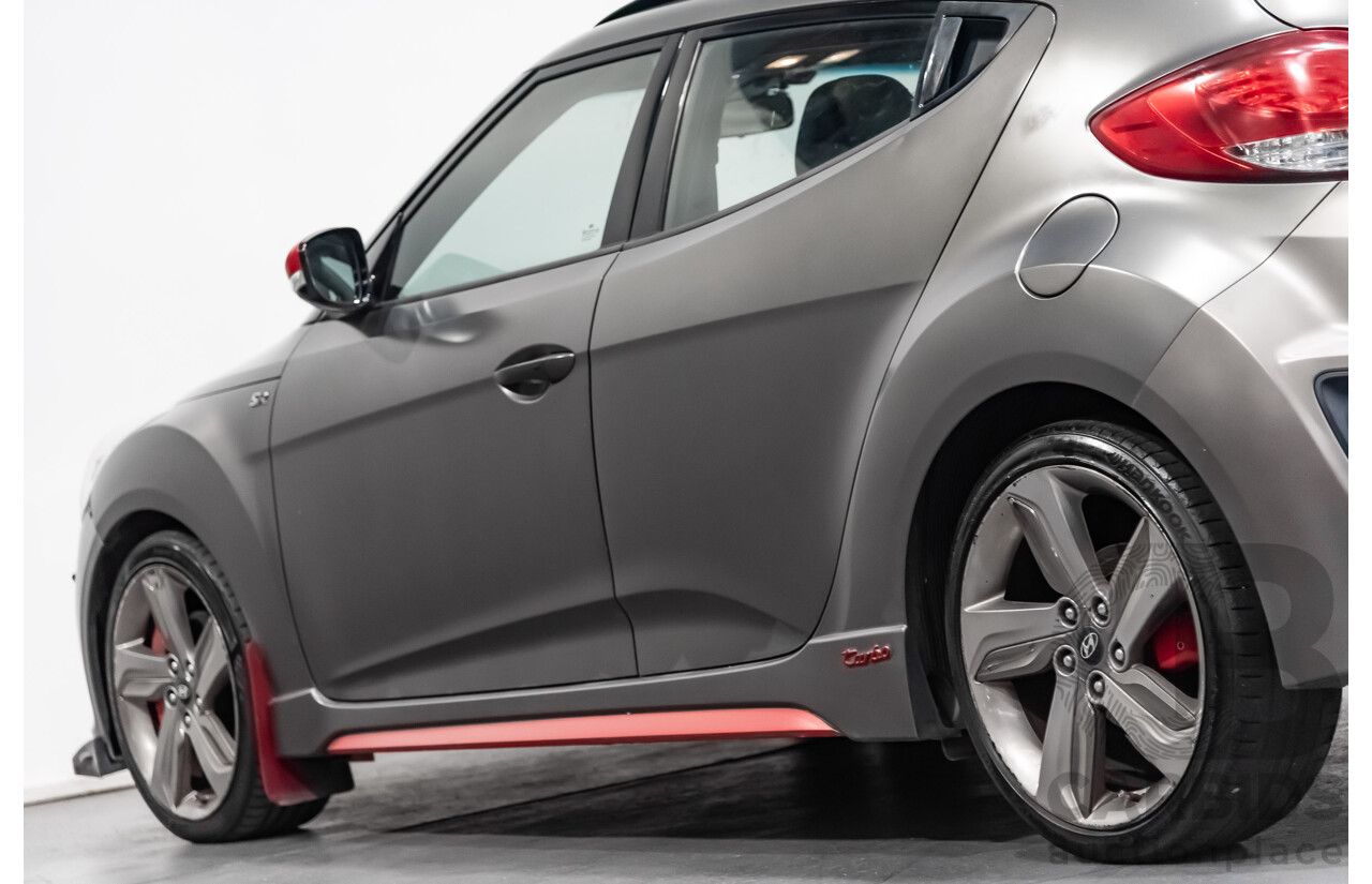 6/2014 Hyundai Veloster SR Turbo FS3 3d Coupe Grey 1.6L Turbo