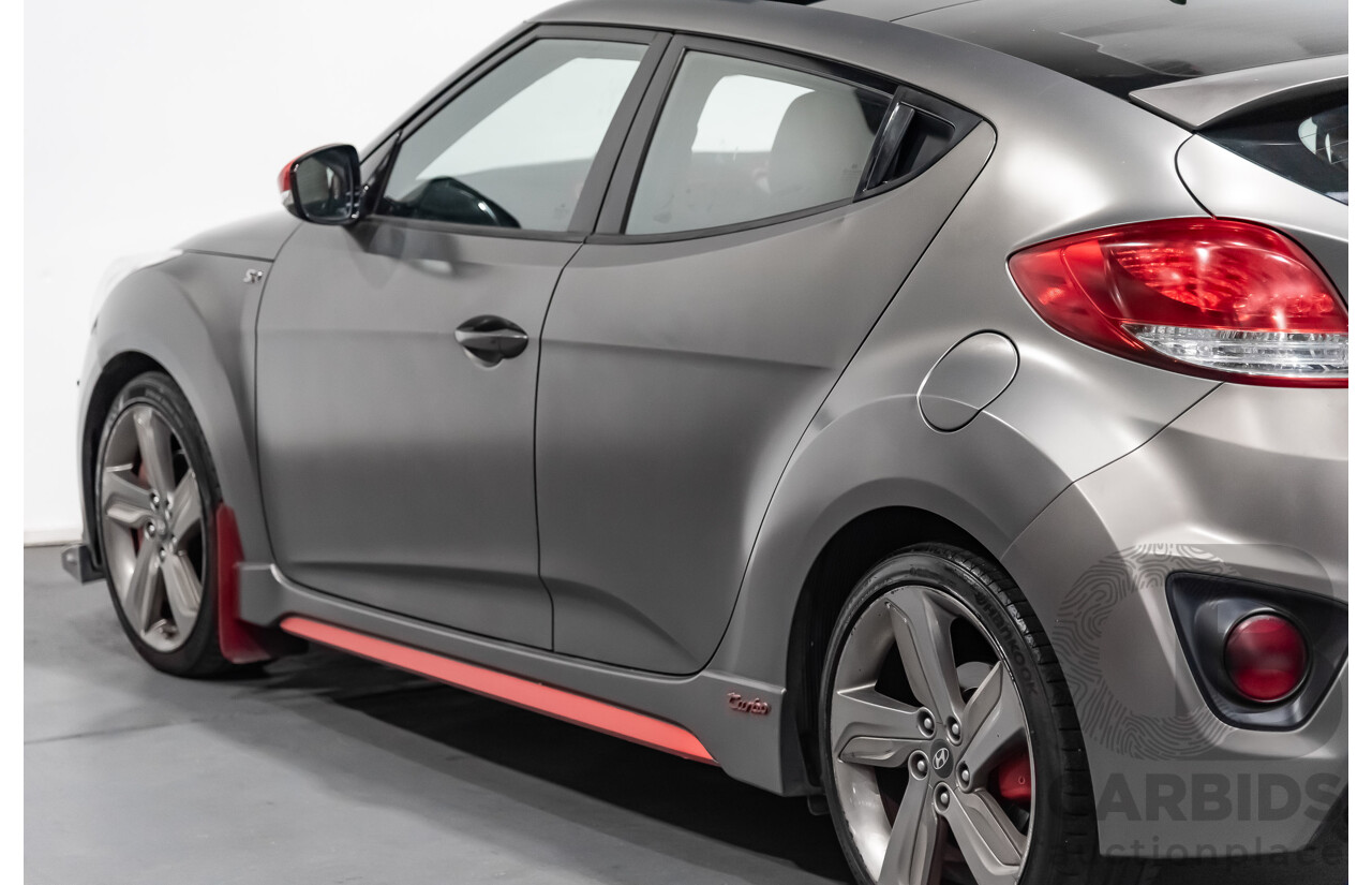 6/2014 Hyundai Veloster SR Turbo FS3 3d Coupe Grey 1.6L Turbo