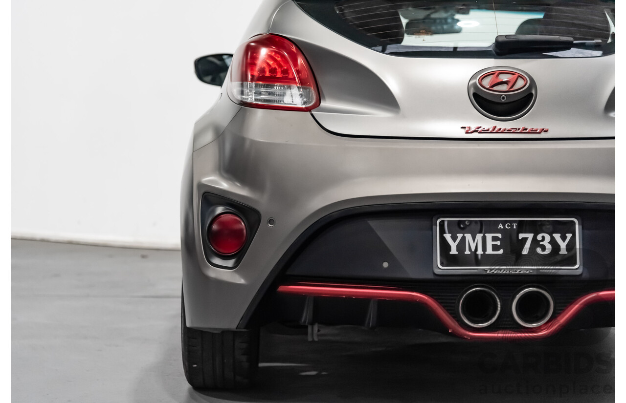 6/2014 Hyundai Veloster SR Turbo FS3 3d Coupe Grey 1.6L Turbo