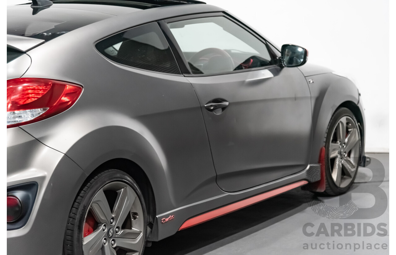 6/2014 Hyundai Veloster SR Turbo FS3 3d Coupe Grey 1.6L Turbo