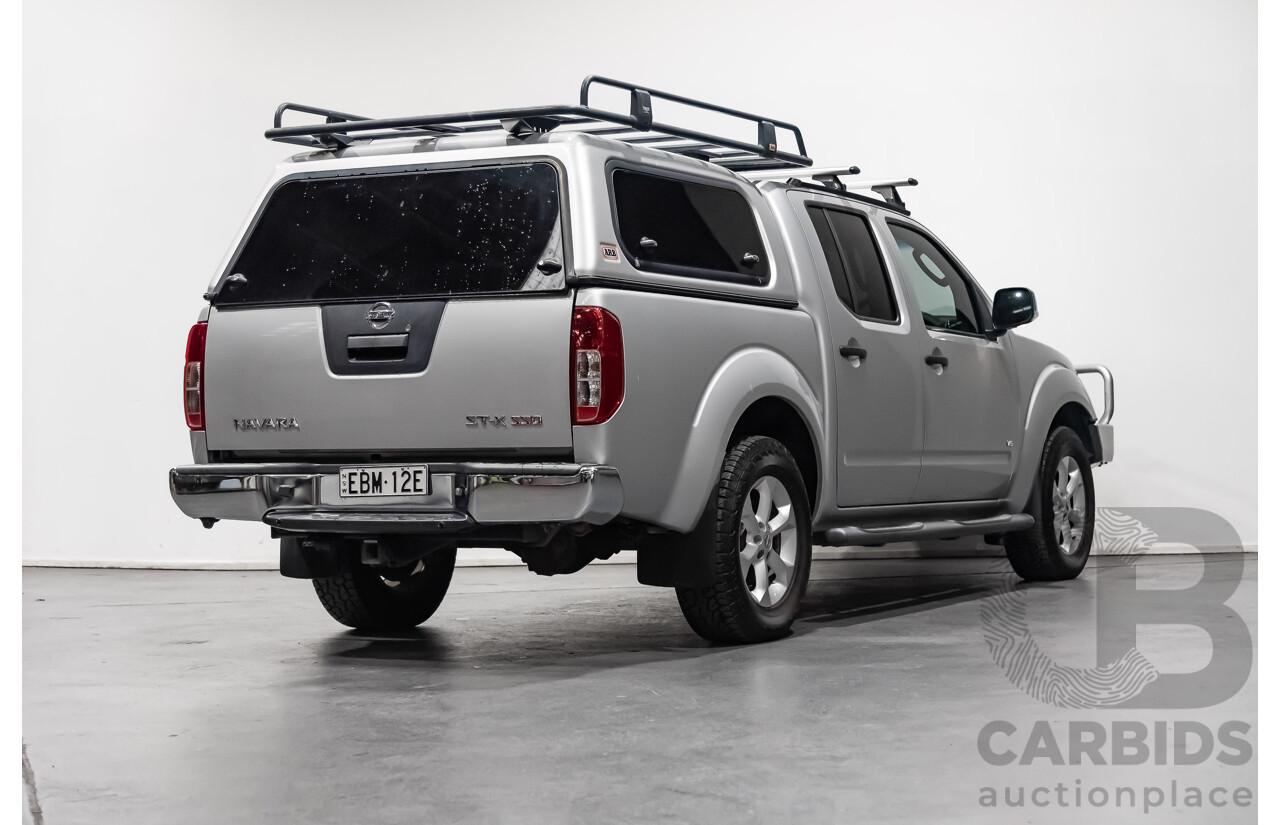 1/2014 Nissan Navara ST-X 550 (4x4) D40 MY12 Dual Cab Utility Silver 3.0L V6 Turbo Diesel