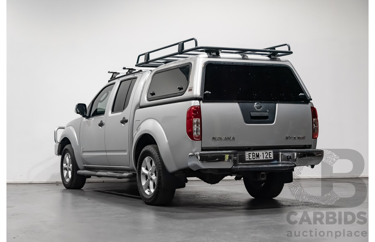 1/2014 Nissan Navara ST-X 550 (4x4) D40 MY12 Dual Cab Utility Silver 3.0L V6 Turbo Diesel