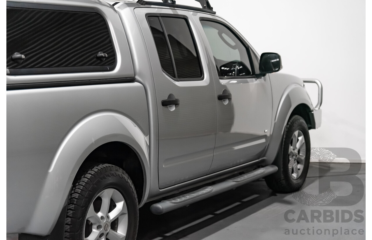 1/2014 Nissan Navara ST-X 550 (4x4) D40 MY12 Dual Cab Utility Silver 3.0L V6 Turbo Diesel